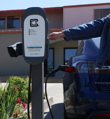 HCS Series with ChargeGuard EV charger product photo for Charleston electric vehicle charger installation