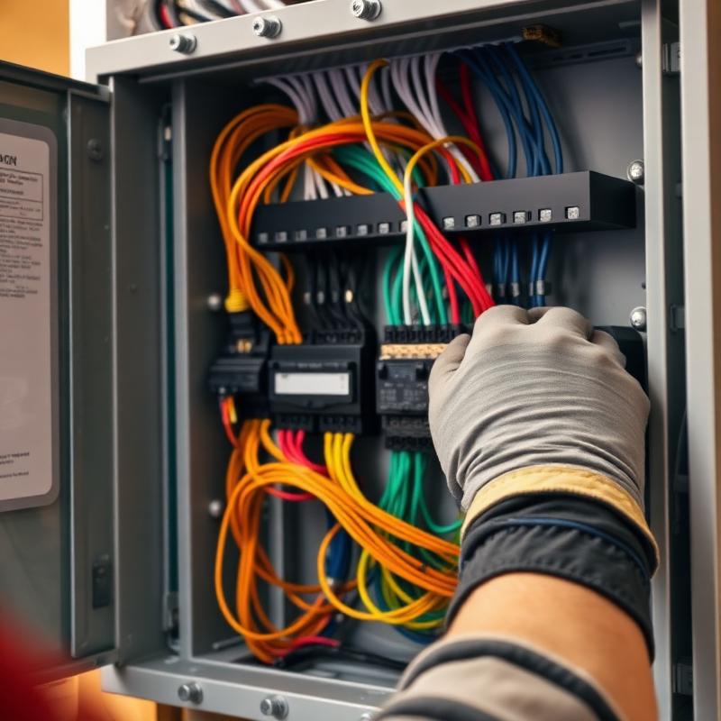 Licensed electrician wiring detail in the Lowcountry